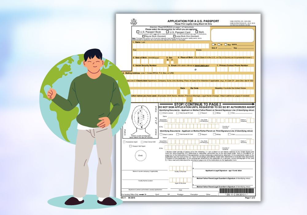 Fillable Ds 11 Passport Application Download Ds 11 Form Product For Free 0178